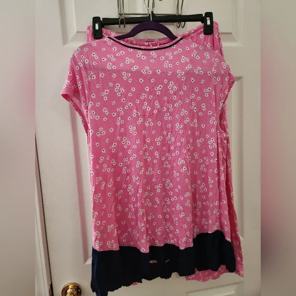 Ellen Tracy Pink Floral Pajamas, sz L - Picture 6 of 7